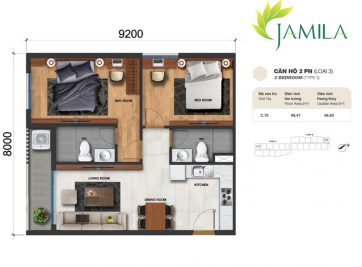 Tổng quan căn hộ cao cấp Jamila Khang Điền