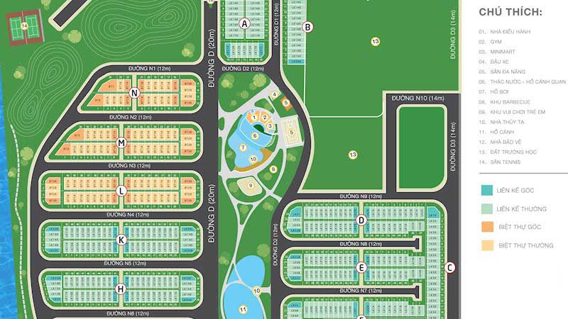 Thiết kế Melosa Garden Khang Điền quận 9