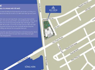 DỰ ÁN HÒA BÌNH GREEN ĐÀ NẴNG SỞ HỮU VỊ TRÍ ĐẮC ĐỊA