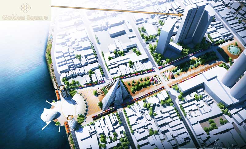 Vị trí dự án Golden Square Đà Nẵng