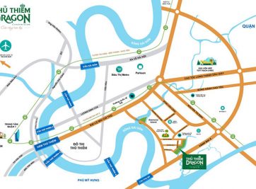 VỊ TRÍ DỰ ÁN THỦ THIÊM DRAGON QUẬN 2 ĐẦY TIỀM NĂNG
