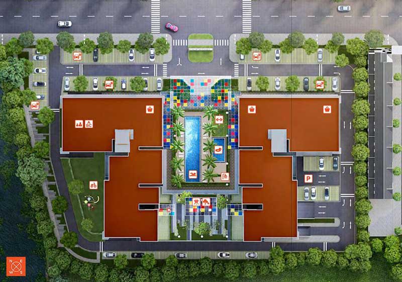 mặt bằng dự án chung cư Hausneo quận 9