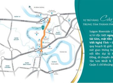 ĐÁNH GIÁ VỊ TRÍ CĂN HỘ SÀI GÒN RIVERSIDE THỦ ĐỨC