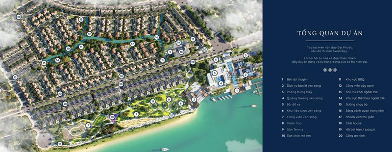 tiện ích dự án swan bay đại phước