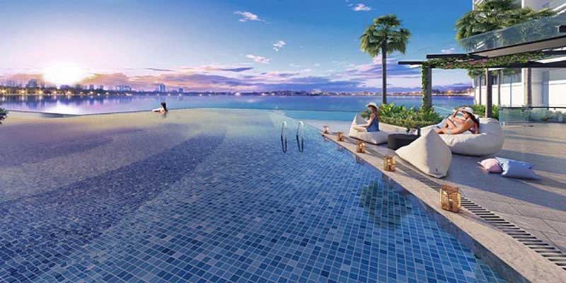 Tiện ích T&T Twin Towers với hồ bơi lớn