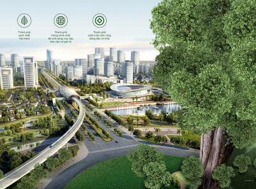 DIỆN TÍCH MẢNG SỐNG XANH CỦA DỰ ÁN SWAN PARK ĐẠI PHƯỚC