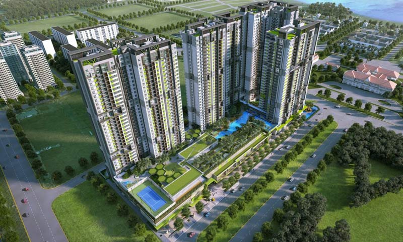 4 tòa tháp căn hộ chung cư cao cấp tại dự án Vista quận 2