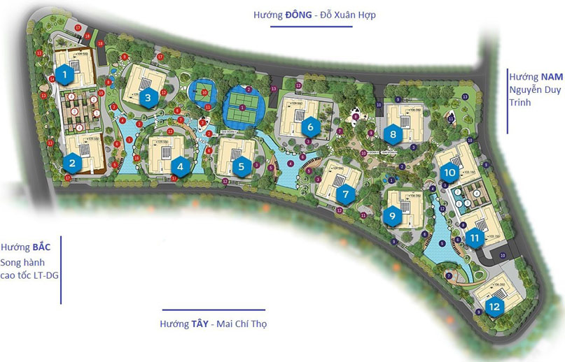 Mặt bằng tổng quan