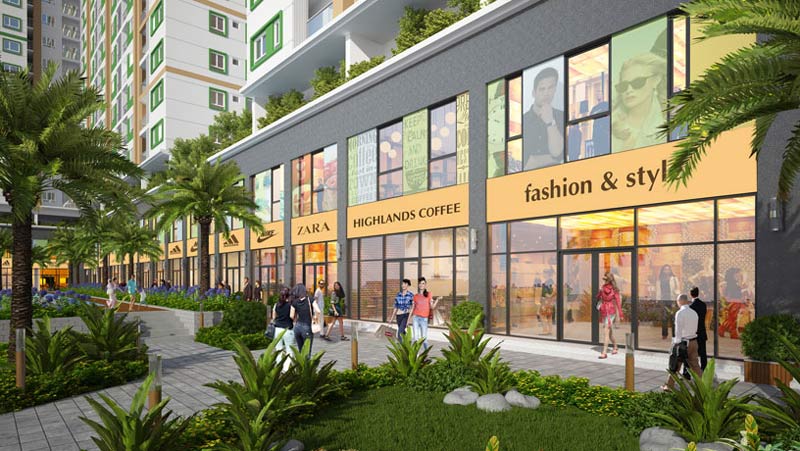 Căn hộ Shophouse Vincity Quan 9 được thiết kế theo phong cách tân cổ điển