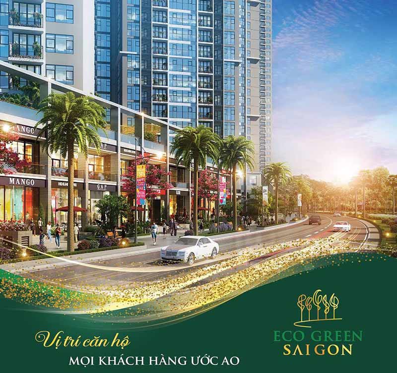 Eco Green Saigon sở hữu vị trí vàng