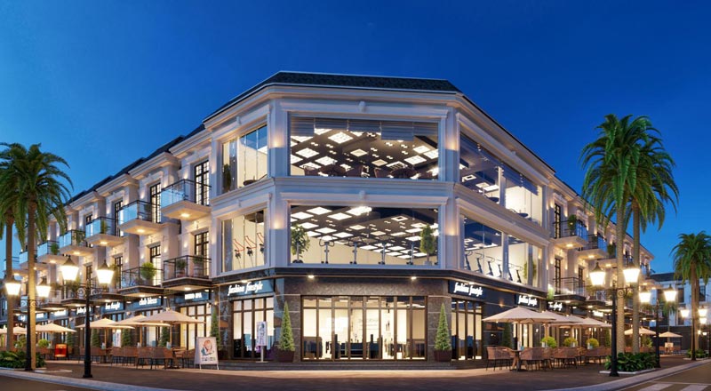 Lô góc nhà phố Shophouse