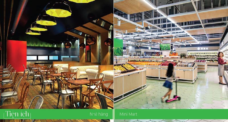 nhà hàng và mini mart