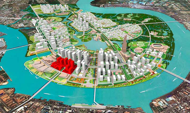 The Metropole nằm tại Lô 1-16 và 1.17