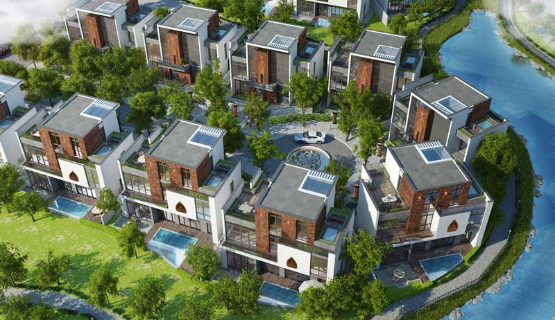 Thiết kế biệt thự đơn lập FLC Eco Charm Đà Nẵng