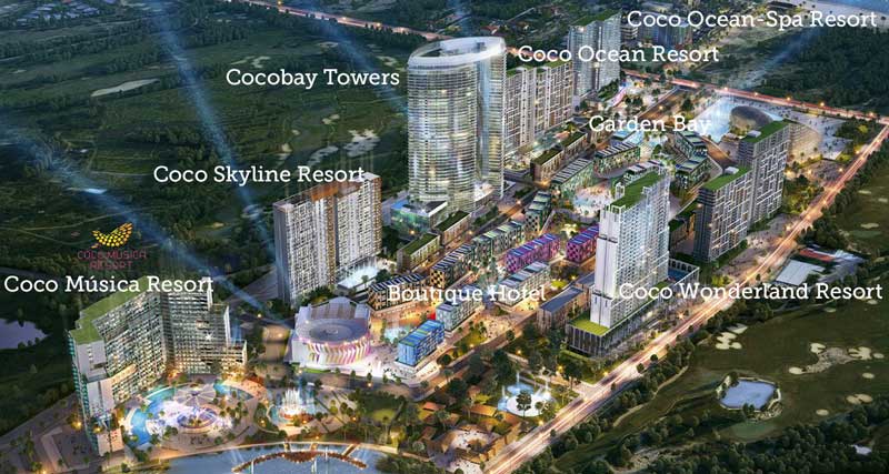 tổng thể dự án cocobay đà nẵng