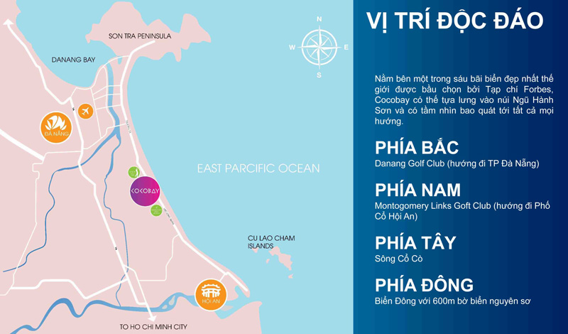 vị trí dự án Cocobay Đà Nẵng