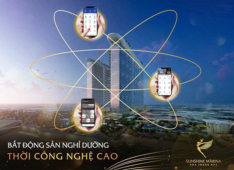 Sunshine Marina Bay Nha Trang thời công nghệ cao