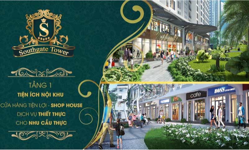Hệ thống tiện ích đầy đủ đa dạng tại Southgate Tower