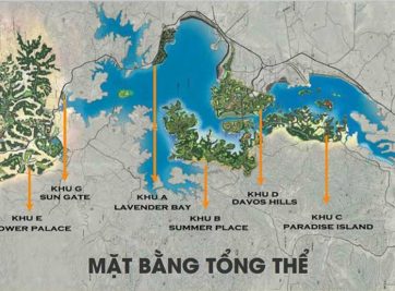 CÁC PHÂN KHU CỦA DỰ ÁN KHU ĐÔ THỊ NAM ĐÀ LẠT