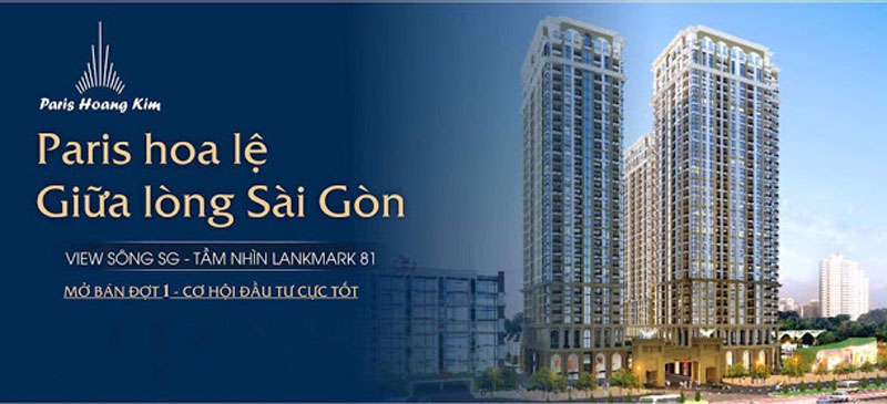 Căn hộ chung cư Paris Hoàng Kim Quận 2 lộng lẫy giữa lòng sài gòn