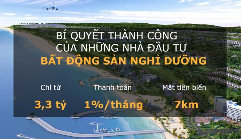 Thanh toán chỉ 1%/tháng là bạn đã sở hữu Nova World Phan Thiết