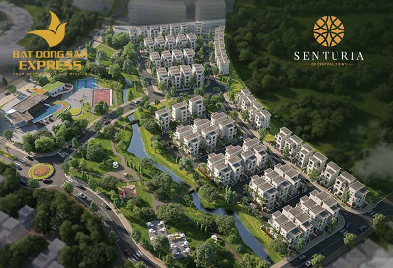 Phối cảnh dự án Senturia Central Point Quận 9 đầy hiện đại và đẳng cấp tọa lạc ngay Lê Văn Việt quận 9