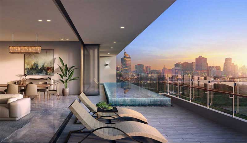 Căn hộ Sky Villa dự án The River Quận 2