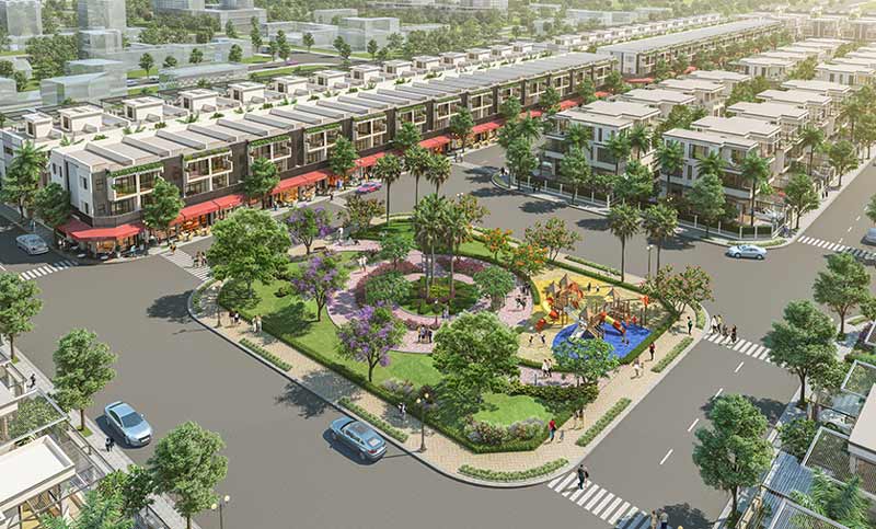 Dự án biệt thự nhà phố đất nền KĐT Mới Đông Tăng Long năm 2020 đã hoàn thiện pháp lý và đang hoàn thiện