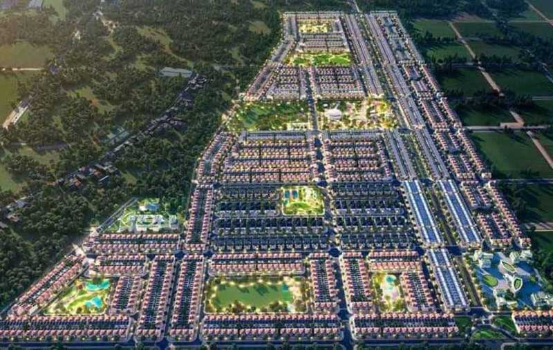Phối cảnh tổng thể dự án 92ha Gem SkyWorld Long Thành của Đất Xanh Tại Đồng Nai